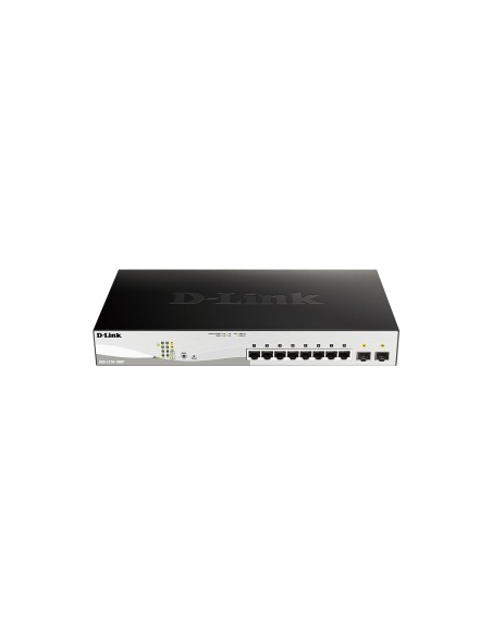 D-Link DGS-1210-10MP Gestionado L2 Gigabit Ethernet (10/100/1000) Energía sobre Ethernet (PoE) Negro, Gris