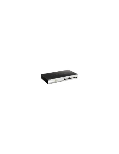 D-Link DGS-1210-10MP Gestionado L2 Gigabit Ethernet (10/100/1000) Energía sobre Ethernet (PoE) Negro, Gris