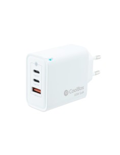 CoolBox Cargador USB 65W con tecnología GaN