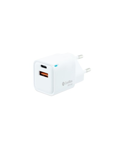 CoolBox Cargador USB 20W con tecnología GaN