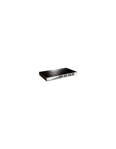 D-Link DGS-1210-28P Gestionado L2 Gigabit Ethernet (10/100/1000) Energía sobre Ethernet (PoE) 1U