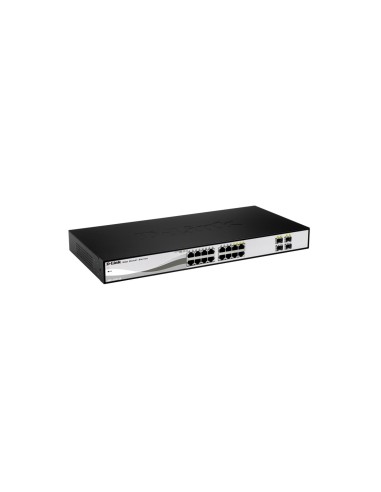 D-Link DGS-1210-16 Gestionado L2 Gigabit Ethernet (10/100/1000) Negro