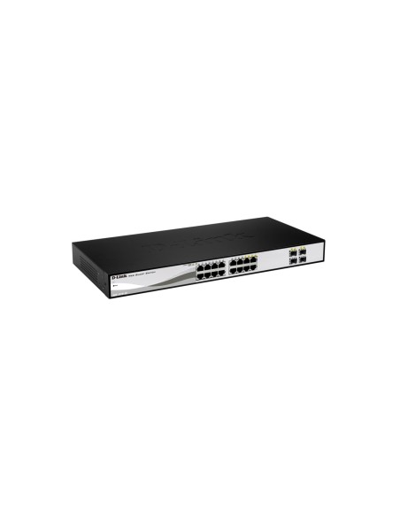D-Link DGS-1210-16 Gestionado L2 Gigabit Ethernet (10/100/1000) Negro