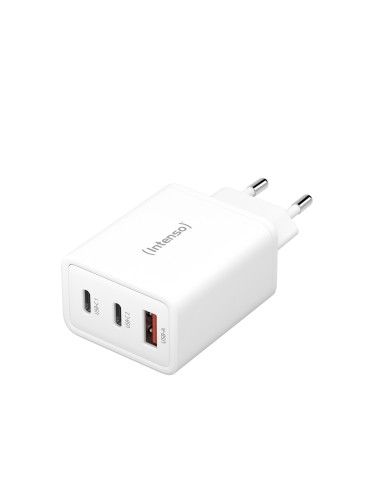 Intenso POWER ADAPTER 1XUSB-A/2XUSB-C/7806512 Universal Blanco Corriente alterna Carga rápida Interior