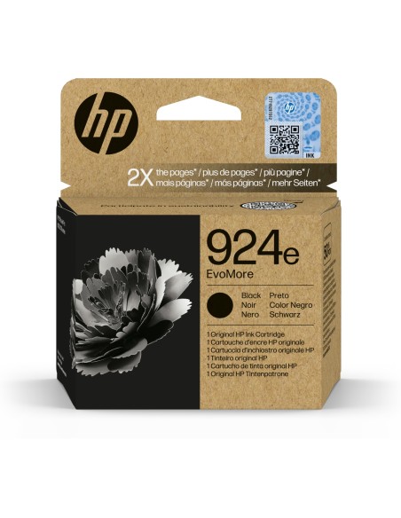 HP 924e Cartucho de Tinta Original EvoMore negra