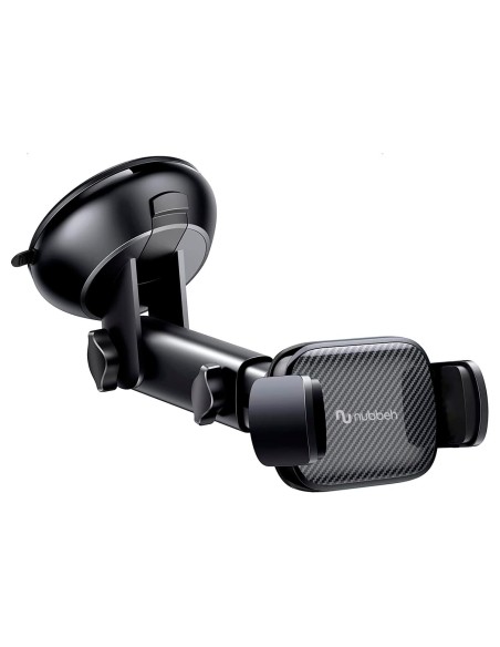 Nubbeh Atlas Soporte Móvil Coche con Carga Inalámbrica QI 15W 3 en 1 Negro