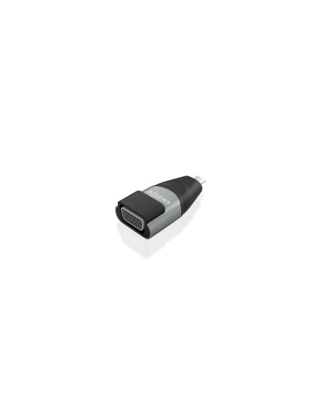 AISENS Adaptador Conversor Aluminio USB-C a VGA, USB-C/M-HDB15/H, Gris