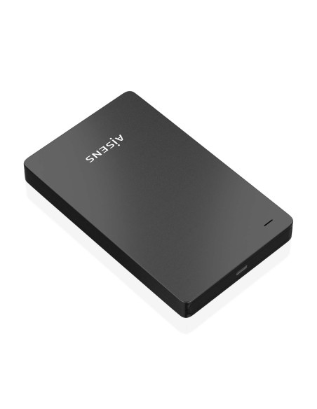 AISENS Caja Externa 2.5? 9.5mm SATA a USB-C USB3.1 Gen1, Negra
