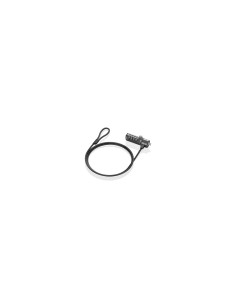 AISENS Cable de seguridad con cerradura de combinación para Ordenador, Monitor, Portátil 1.5m 2