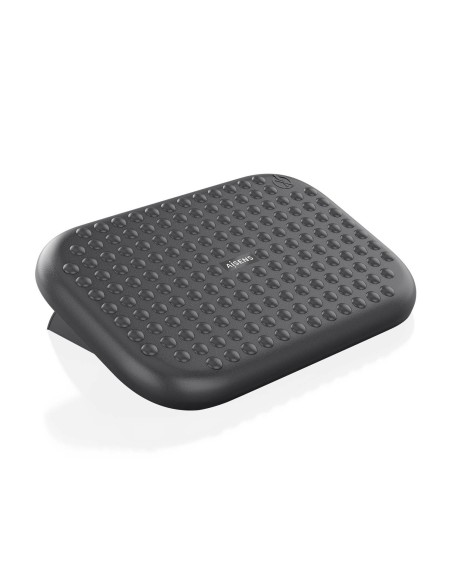 AISENS Reposapiés inclinable, Negro