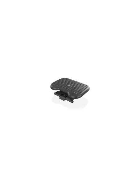 AISENS Reposapiés inclinable y altura ajustable, Negro
