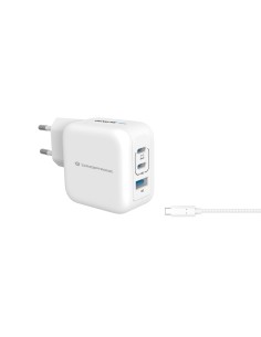 Conceptronic ALTHEA17W cargador de dispositivo móvil Universal Blanco Corriente alterna Carga rápida Interior