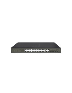 LevelOne GES-2128P switch Gestionado L2 Gigabit Ethernet (10/100/1000) Energía sobre Ethernet (PoE) Negro