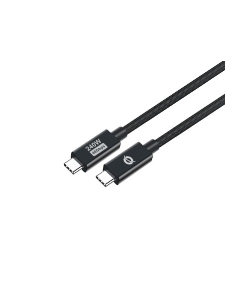 Conceptronic ETTA04B12 cable USB USB4 Gen 3x2 1,2 m USB C Negro
