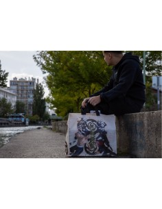 Konix JUJUTSU SHOPPING BAG BEIGE Bolso grande 2