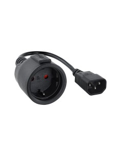 Nanocable Cable Adaptador C14/M a CEE7/H, 16A, 50 cm