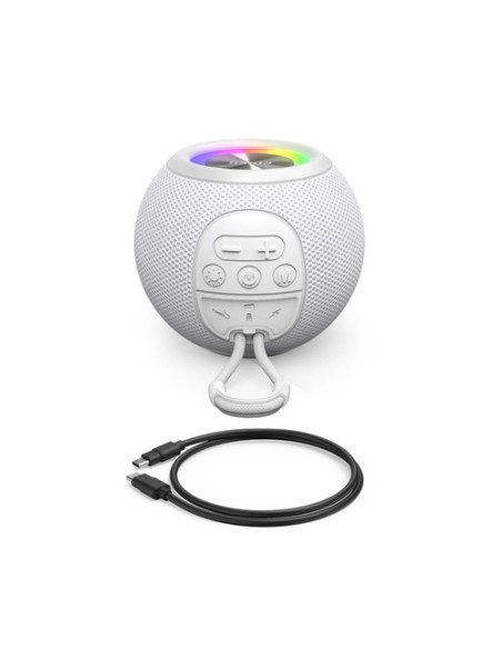 Hama 00188238 Altavoz en forma de bola, hasta 10 horas de música 5W