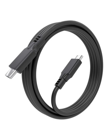 AISENS Cable USB 3.2 Gen2x2 20Gbps 8K@30Hz 5A 100W E-Marker, Tipo USB-C/M-USB-C/M, Negro, 3.0m