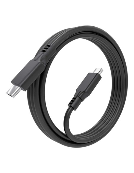 AISENS Cable USB 3.2 Gen2x2 20Gbps 8K@30Hz 5A 100W E-Marker, Tipo USB-C/M-USB-C/M, Negro, 3.0m