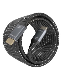 AISENS Cable HDMI V2.1 ultra alta velocidad / HEC 8K@60Hz 48Gbps, A/M-A/M, Gris/Negro, 7.0m 2