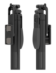 AISENS Palo Tripode Para Selfie Con Mando A Distancia Bluetooth 3 En 1, Negro