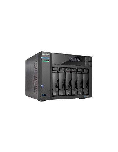 Asustor LOCKERSTOR 6 NAS Escritorio Intel® Celeron® N5105 8 GB DDR4 Unidad de disco duro ADM Negro