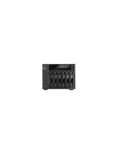 Asustor LOCKERSTOR 6 NAS Escritorio Intel® Celeron® N5105 8 GB DDR4 Unidad de disco duro ADM Negro