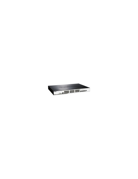 D-Link DGS-1510-28XMP Gestionado L2/L3 Gigabit Ethernet (10/100/1000) Energía sobre Ethernet (PoE) Negro, Gris