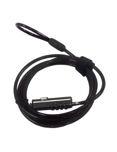 Ewent EW1238 cable antirrobo NANO Negro 1,8 m