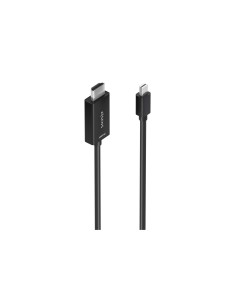 AISENS Cable conversor MINI DP a HDMI 4K@60Hz, MINI DP/M-HDMI/M, Negro, 0.6m