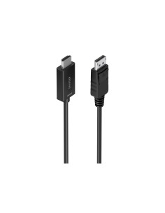 AISENS Cable conversor DisplayPort a HDMI 4K@60Hz, DP/M-HDMI/M, Negro, 3.0m