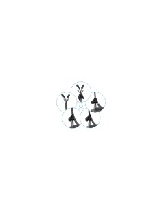 AISENS Organizador de cable en espiral 25mm, Negro, 6.0m 2