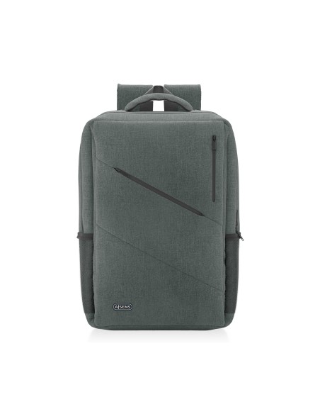 AISENS Mochila urbana y de oficina para portatil 15,6, Gris