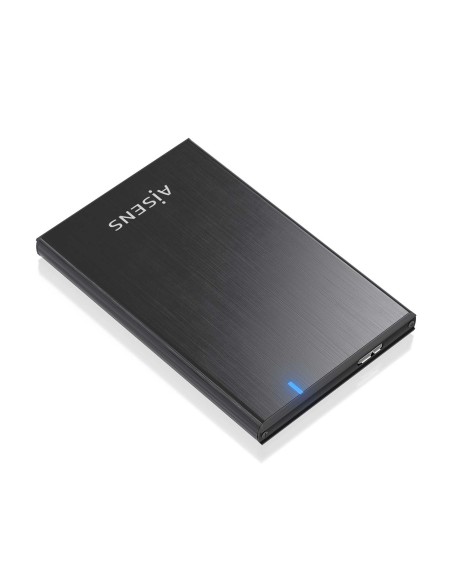 AISENS Caja externa 2.5" ASE-2528B 9.5mm SATA a USB 3.0/USB3.1 Gen1, Negro