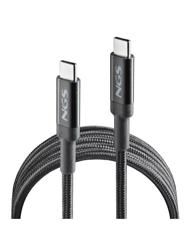 NGS KNOT 100W-2 cable USB USB 2.0 2 m USB C Negro