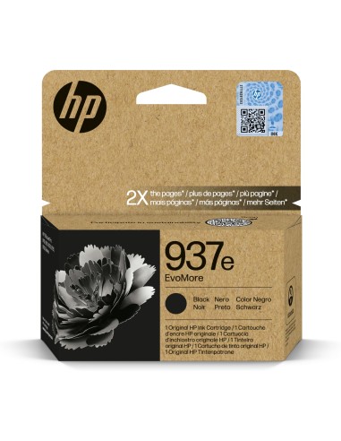 HP 937e Cartucho de Tinta Alta capacidad Original EvoMore negra