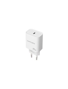 Nanocable Cargador USB-C PD 20W, Blanco