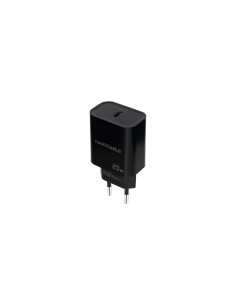 Nanocable Cargador USB-C PD 20W, Negro