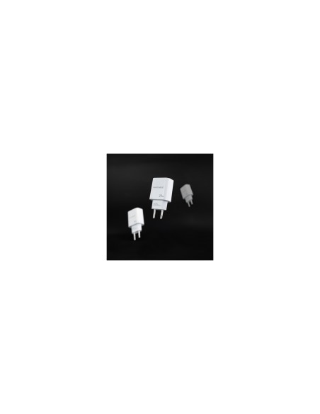 Nanocable Cargador USB-C/PD + USB-A/QC 20W, Blanco