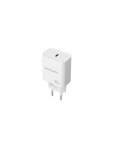 Nanocable Cargador USB-C PD 30W, Blanco