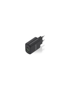 AISENS Cargador GaN 20W, 1xUSB-C PD3.0, 1xUSB-A QC3.0, Negro 2