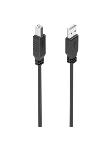 AISENS Cable USB 2.0 con Amplificador, Tipo A/M-B/M, Negro, 15m