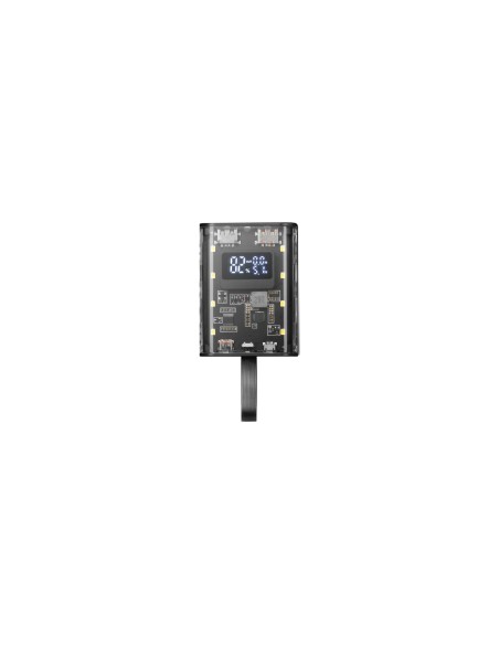Mars Gaming MPK-10K, Power Bank Compacta 22.5W, Carga Rápida QC3.0 & PD3.0 10000mAh, Monitorización Inteligente de Batería con C