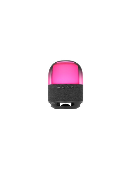 Mars Gaming MS-FLOW, Altavoz Portátil Bluetooth 15W, Iluminación Orbilight RGB 360°, Sonido Potente con Driver DeepBass 57mm, Al
