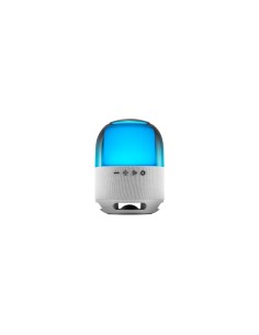 Mars Gaming MS-Flow, Altavoz Portátil Bluetooth 15W, Iluminación Orbilight RGB 360°, Sonido Potente con Driver DeepBass 57mm, Al