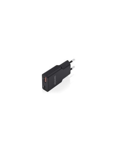 AISENS ASCH-30W2P047-BK cargador de dispositivo móvil Cámara digital, MP3, MP4, Teléfono móvil, Navegante, Portátil, Consola de 