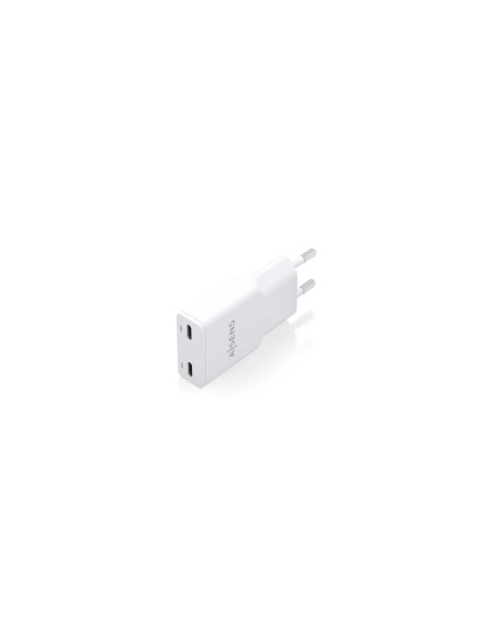 AISENS ASCH-30W2P048-W cargador de dispositivo móvil Cámara digital, MP3, MP4, Teléfono móvil, Navegante, Portátil, Consola de j