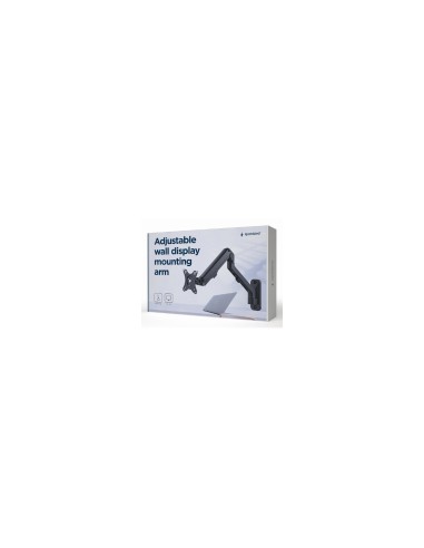 Gembird MA-WA1-02 soporte para monitor 68,6 cm (27") Pared Negro