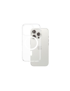 PanzerGlass PG HardC White MagS iPhone 16Pro 6.3Inch funda para teléfono móvil Transparente