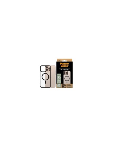 PanzerGlass PG HardC Blk MagS iPhone 16 6.9Inch Pro funda para teléfono móvil Transparente
